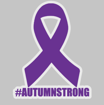 #AUTUMNSTRONG car window decal